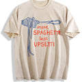 Spaghetti Vintage Washed T-Shirt - Beige