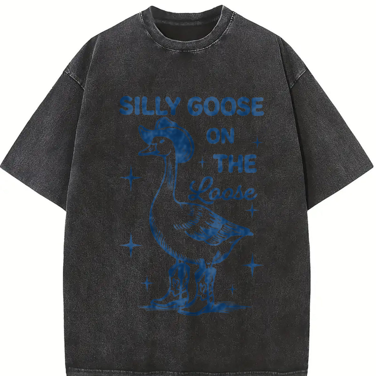 Retro Silly Goose Tshirt, Silly Goose On The Loose, Funny Cowgirl Shirt, Funny Western Tee, Funny Graphic Tee, 90s Aesthetic Top Womenswear Summer