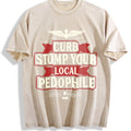 Curb Stomp P3do Vintage Washed T-Shirt - Beige