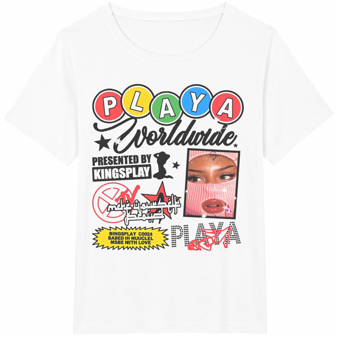 Spring Summer Daily & Vacation Cotton T-Shirt - product view