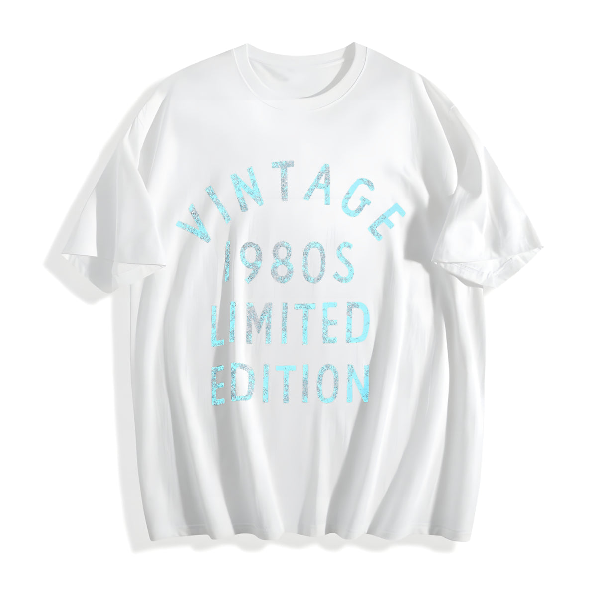 1980s Edition Funny Cool 1980 Theme Classic For Guys Funny Cotton T-Shirt - product view