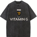 Vitamin G Guinness Beer Comfort Colors T-Shirt, Funny Embroidered Beer Shirt, St. Patrick’s Day Gift, Irish Pub Party Tee Beer Lovers