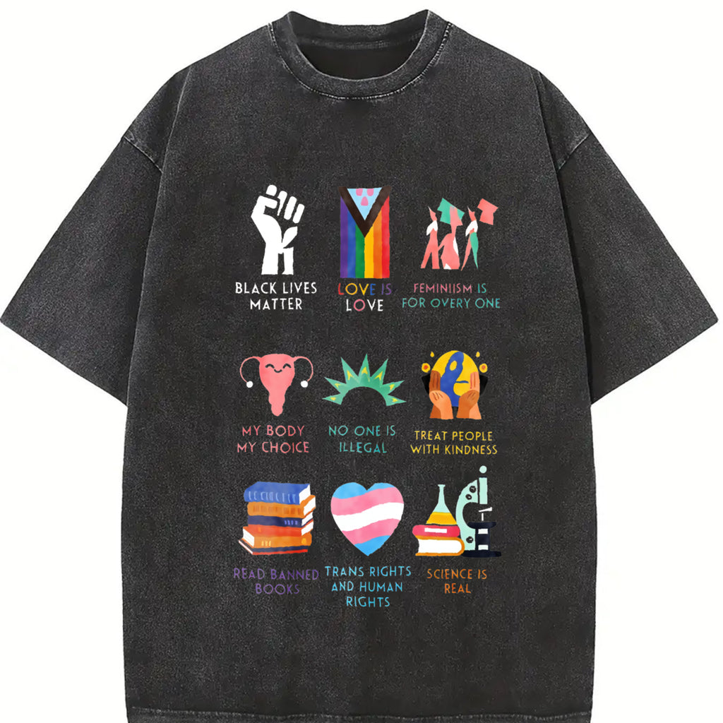 Big fan of human rights Hoodie, Human Rights HoodieSweatshirtWashed Cotton T-shirt