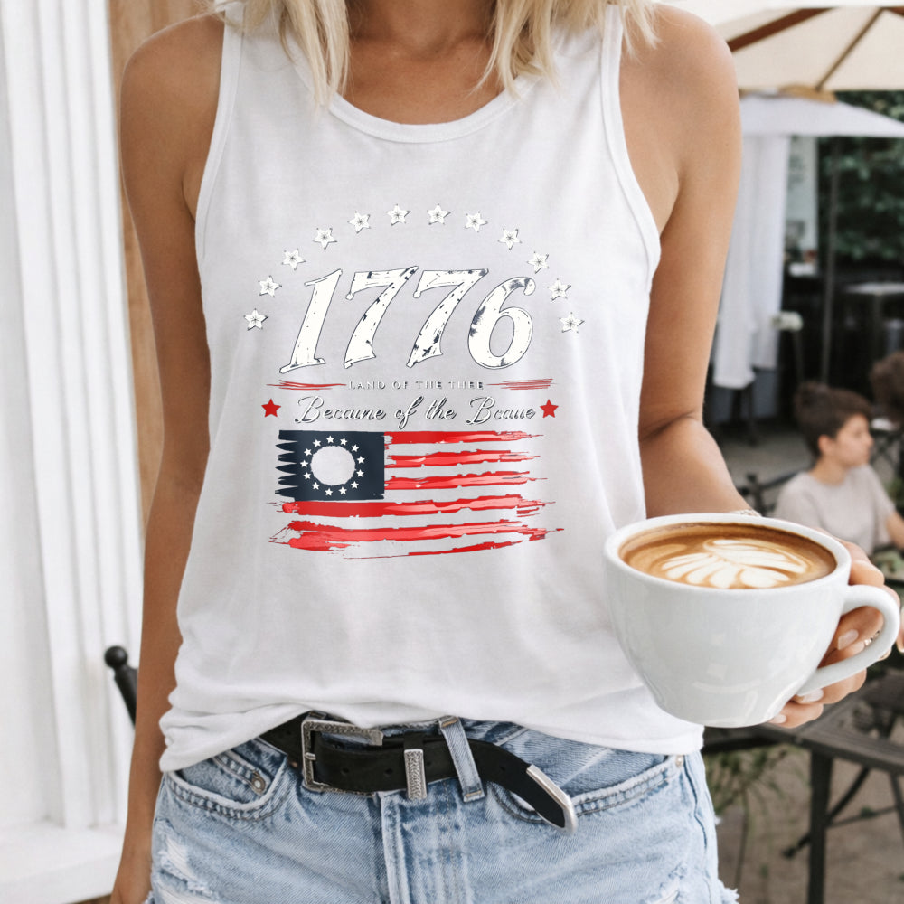 Land Of The Free Women's Tank Top - product view
