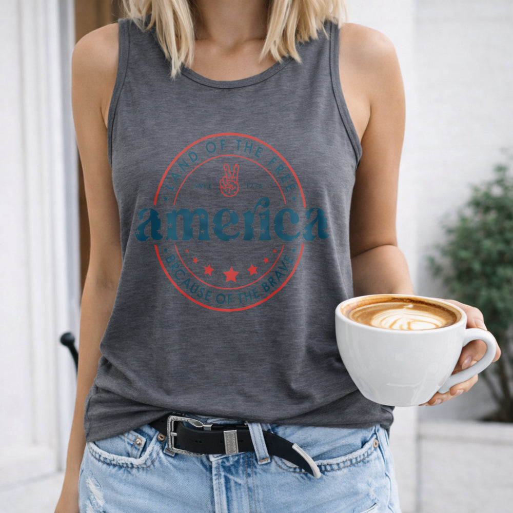 America Women's Tank Top - product view