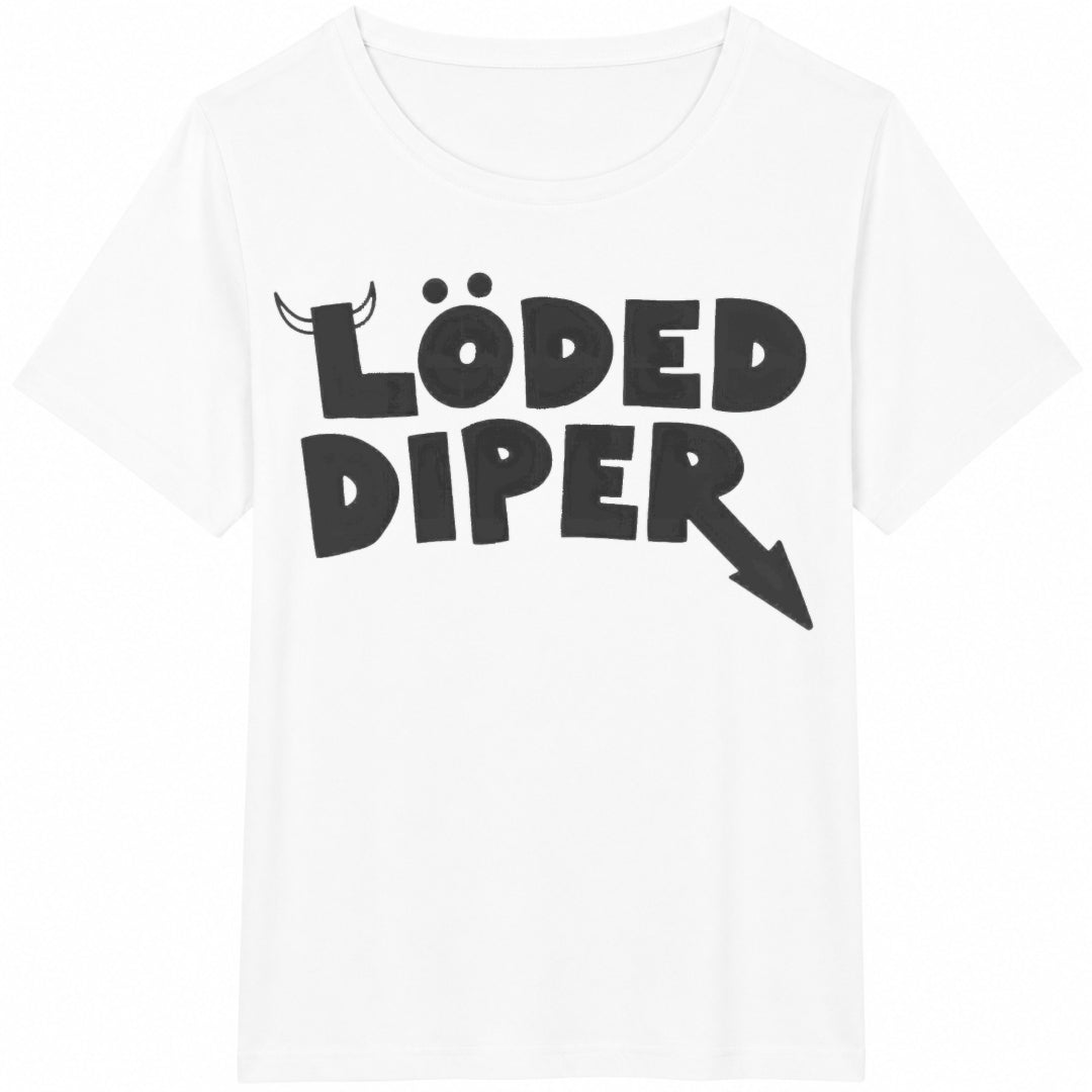 200-gram T - With Letter Cotton T-Shirt - product view