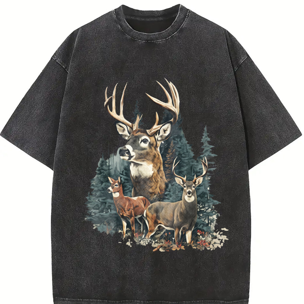 Deer Sweatshirt, 90's Retro Fall Buck And Doe Deer Sweater, Americana Nostalgia Crewneck, Cozy Hunter Shirt, Cozy Trad Wife Tee, Hunter Gift