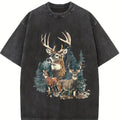 Deer Sweatshirt, 90's Retro Fall Buck And Doe Deer Sweater, Americana Nostalgia Crewneck, Cozy Hunter Shirt, Cozy Trad Wife Tee, Hunter Gift