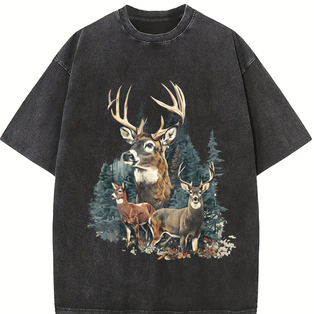 Deer Sweatshirt, 90's Retro Fall Buck And Doe Deer Sweater, Americana Nostalgia Crewneck, Cozy Hunter Shirt, Cozy Trad Wife Tee, Hunter Gift