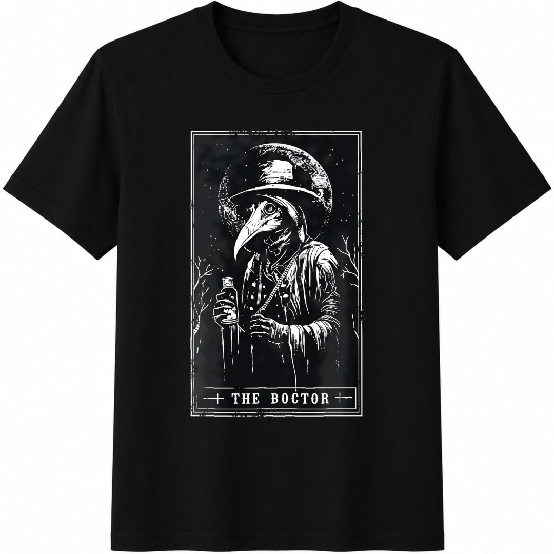 Goth Punk Dark Subculture Cotton T-Shirt - Black