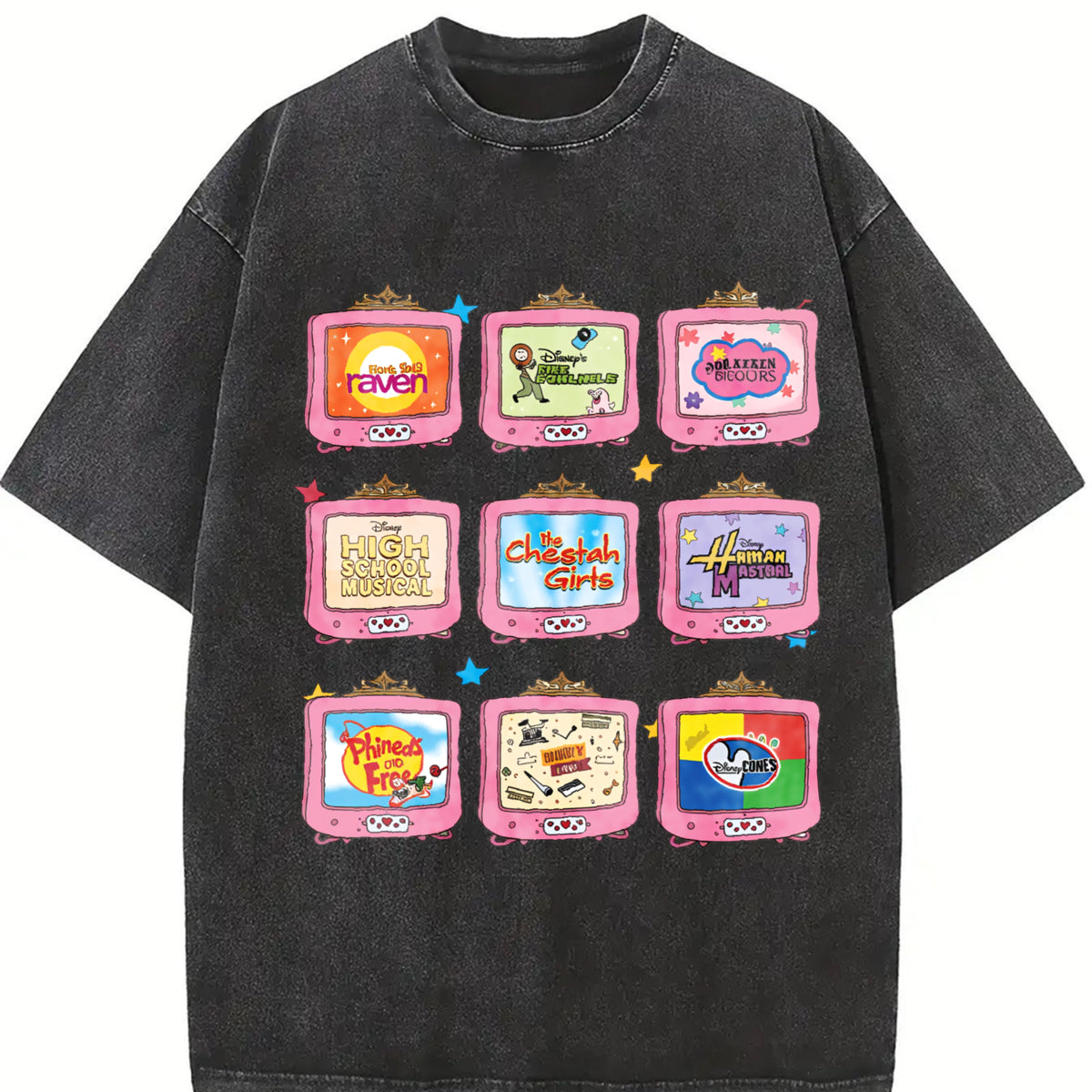 Retro Channel Movie Television T-Shirt, Family Matching Shirt, High School Musical Hannah Montana Shirt