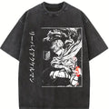 valentine shirts Levi Ackerman Anime Tshirt – Retro Vintage Washed Heavyweight Cotton Tee, Attack on Titan Merch, Anime Lover Gift, Casual Streetwear, Manga Fans Clothing, Crewneck Style, Soft Tops , Anime Gift For Boys