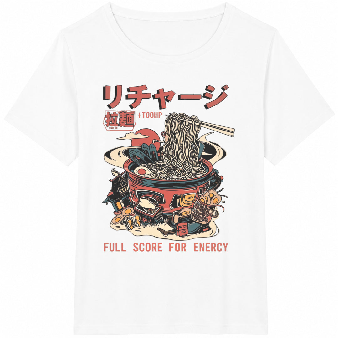 Summer New Ramen Tie-dye Cotton T-Shirt - product view