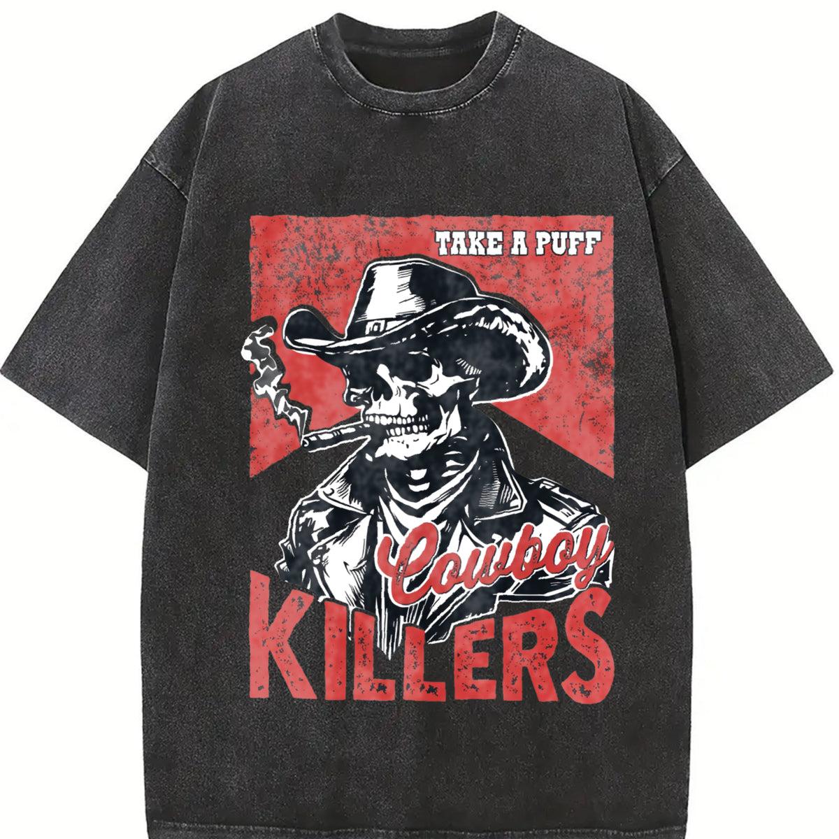 Popular Cowboy Killers 90s Vintage Washed T-Shirt - product view