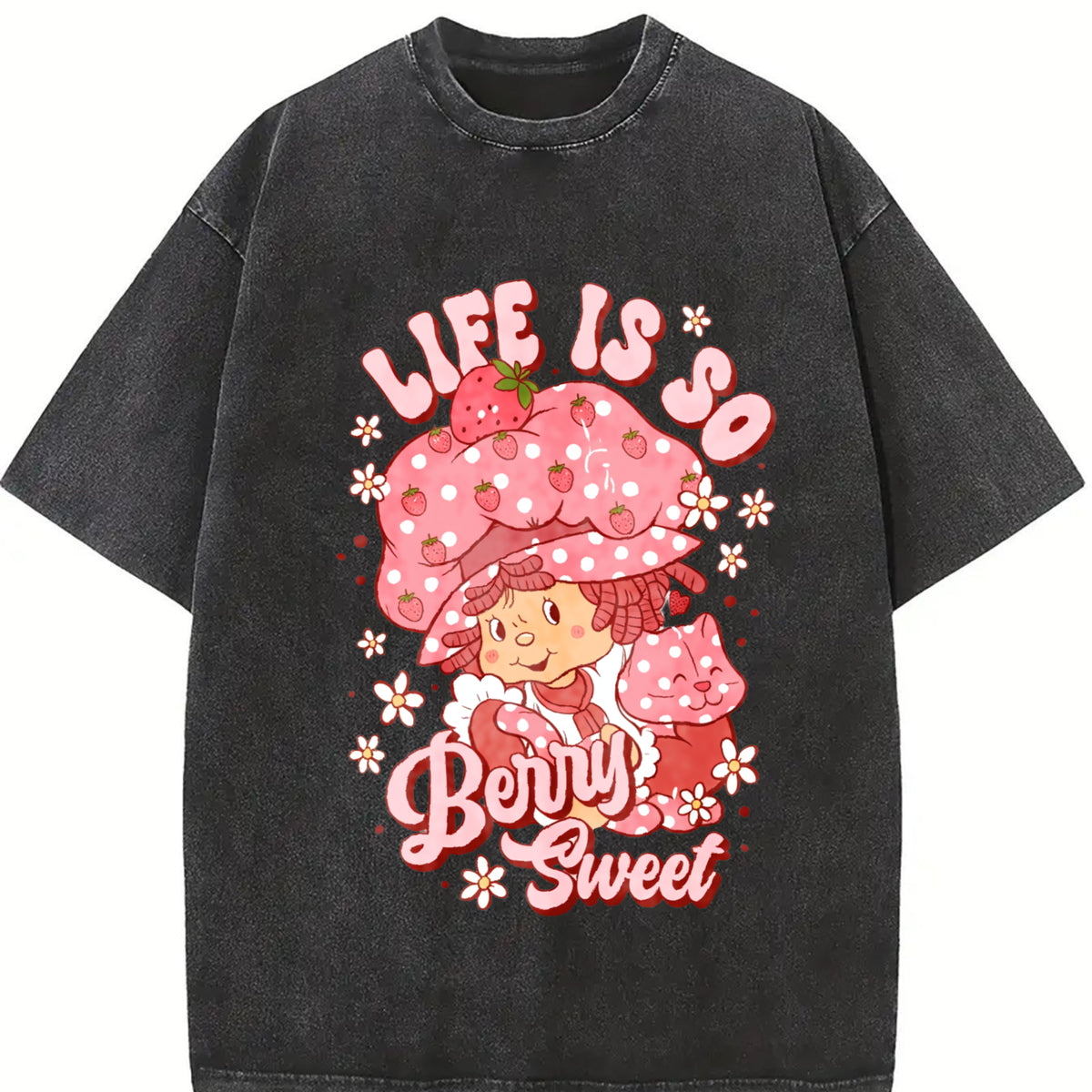 Have a Berry Nice Day Vintage Strawberry T-Shirt, Vintage Strawberry Tshirt, Retro Cartoon Shirt, Strawberry Shortcake Shirt, Back to the 80s Shirt