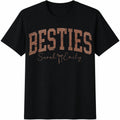 Besties Cotton T-Shirt - Black