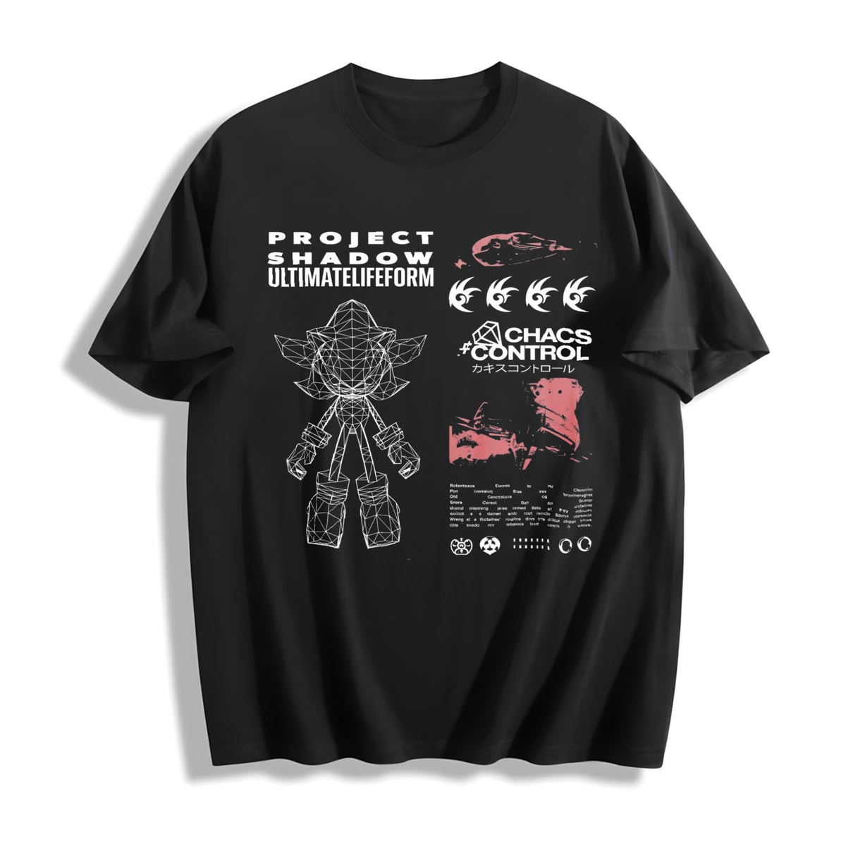 Project Shadow Cotton T-Shirt - Black