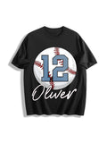 Baseball Cotton T-Shirt - Black