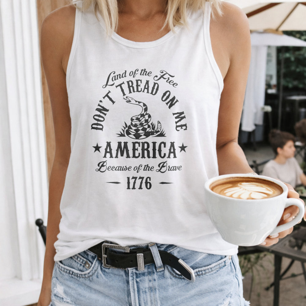America Land Of Free Women's Tank Top - product view