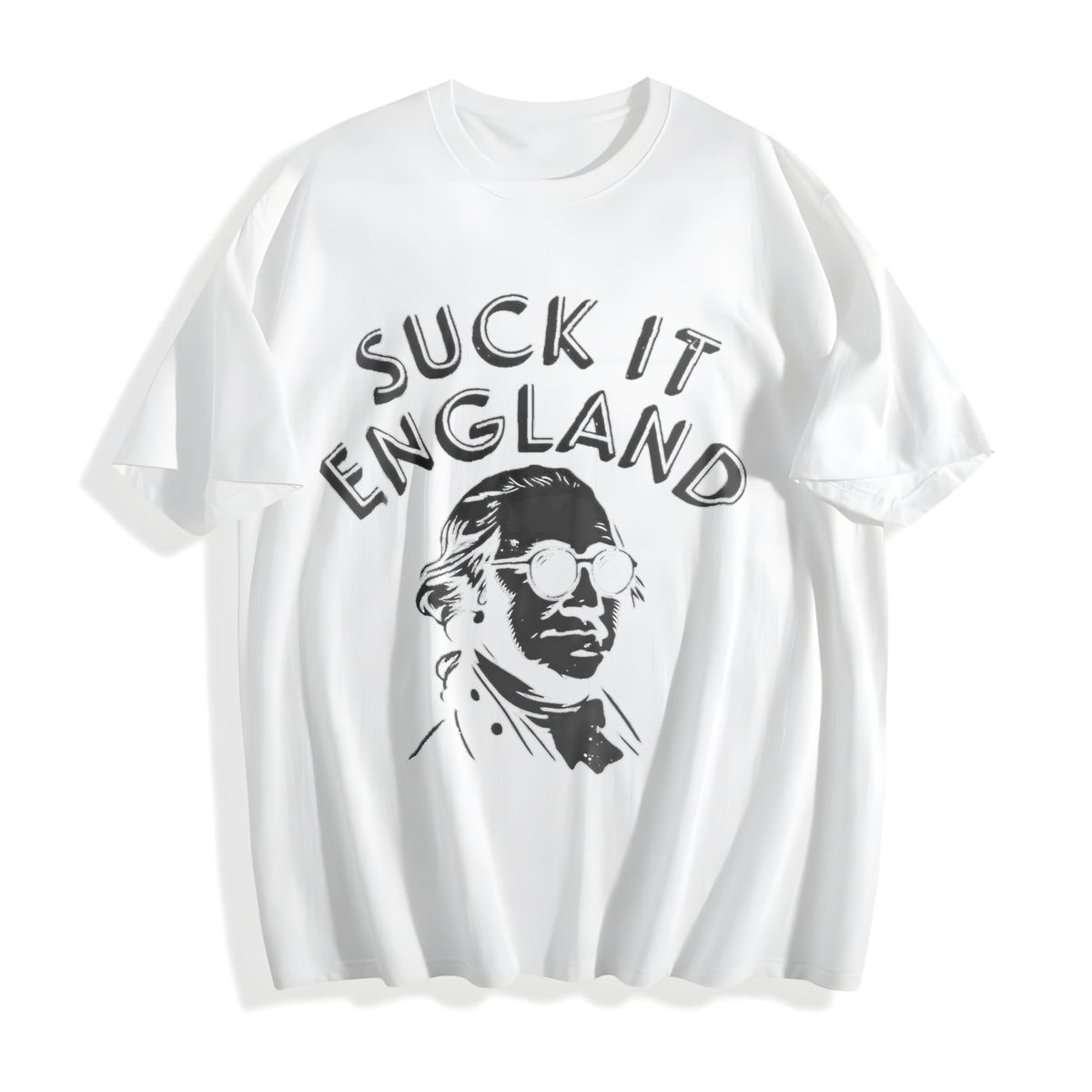 Suck It England - - Funny 4th Of July Cotton T-Shirt - product view