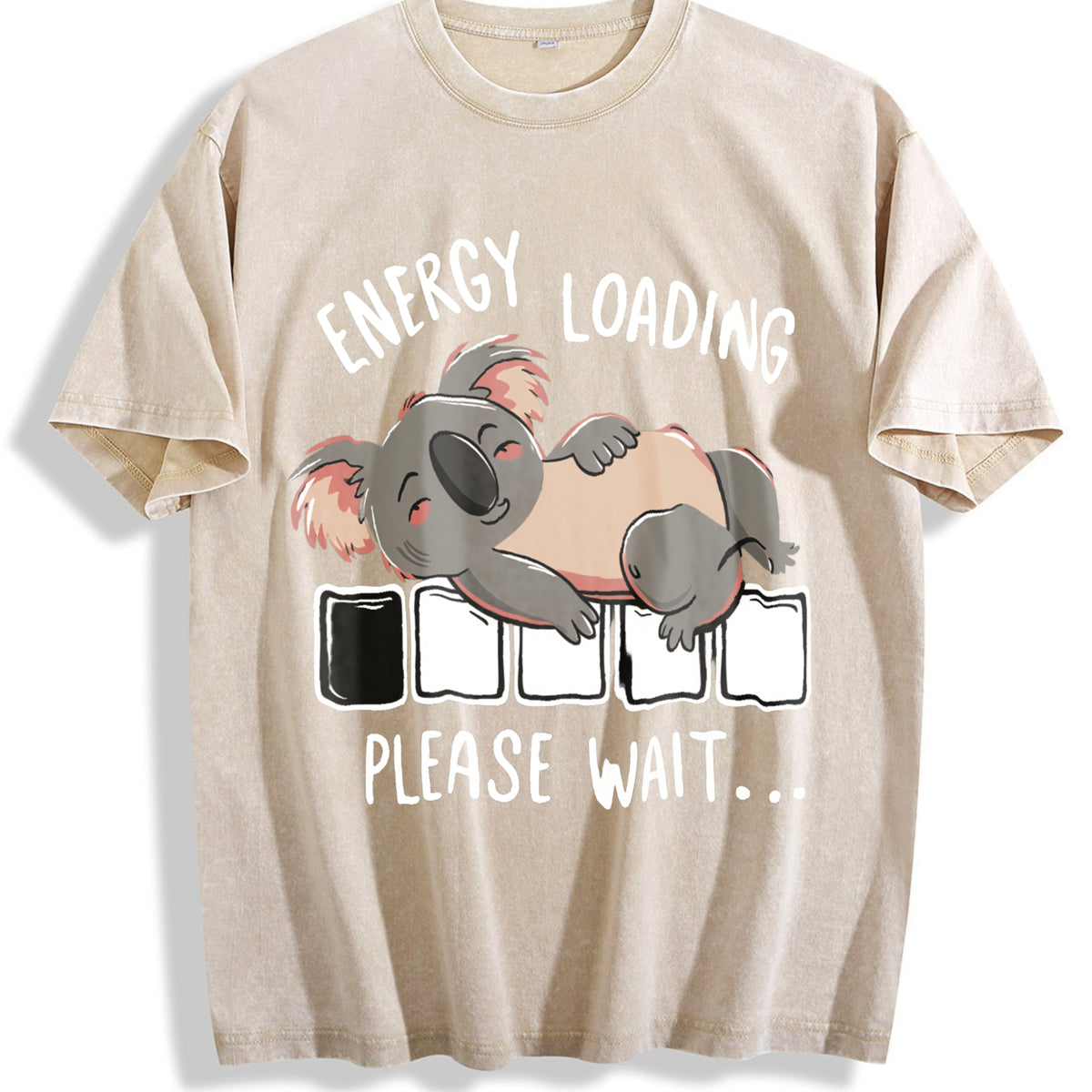 Batik Vintage Washed T-Shirt - Beige