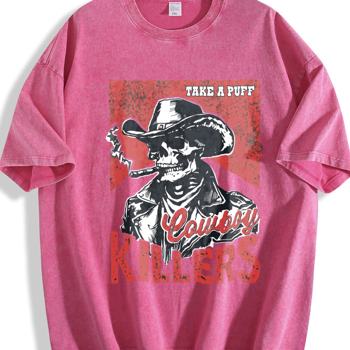 Popular Cowboy Killers 90s Vintage Washed T-Shirt - product view