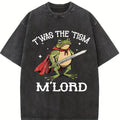 T'was the 'Tism M'Lord Shirt, Funny Autism Shirt, Autism Gift, Frog with a Sword Tee, Medieval Knight Frog, Weirdcore Meme Shirt，Black-Hoodie-front Black-Sweatshirt-front