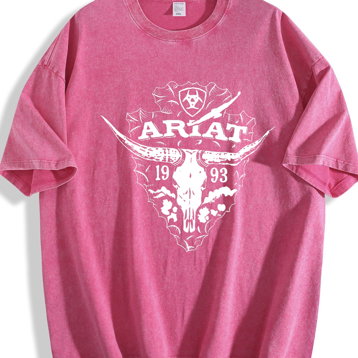 Ariat Bull Skull Vintage Washed T-Shirt - product view
