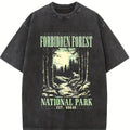 Comfort Colors Forbidden Forest Shirt, Bookish T-Shirt, Wizarding School Tshirt, National Park Wizard Shirt, Thrifted Aesthetic Reader Gift