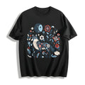 Fox Cotton T-Shirt - Black