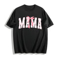 Coquette Bows Mama Cotton T-Shirt - Black