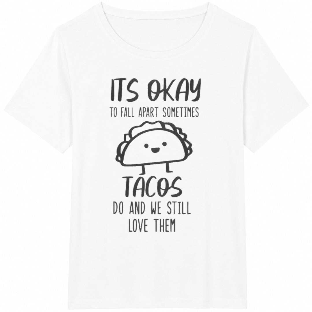 Funny Tacos Cotton T-Shirt - product view