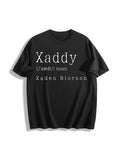 Xaddy Cotton T-Shirt - Black