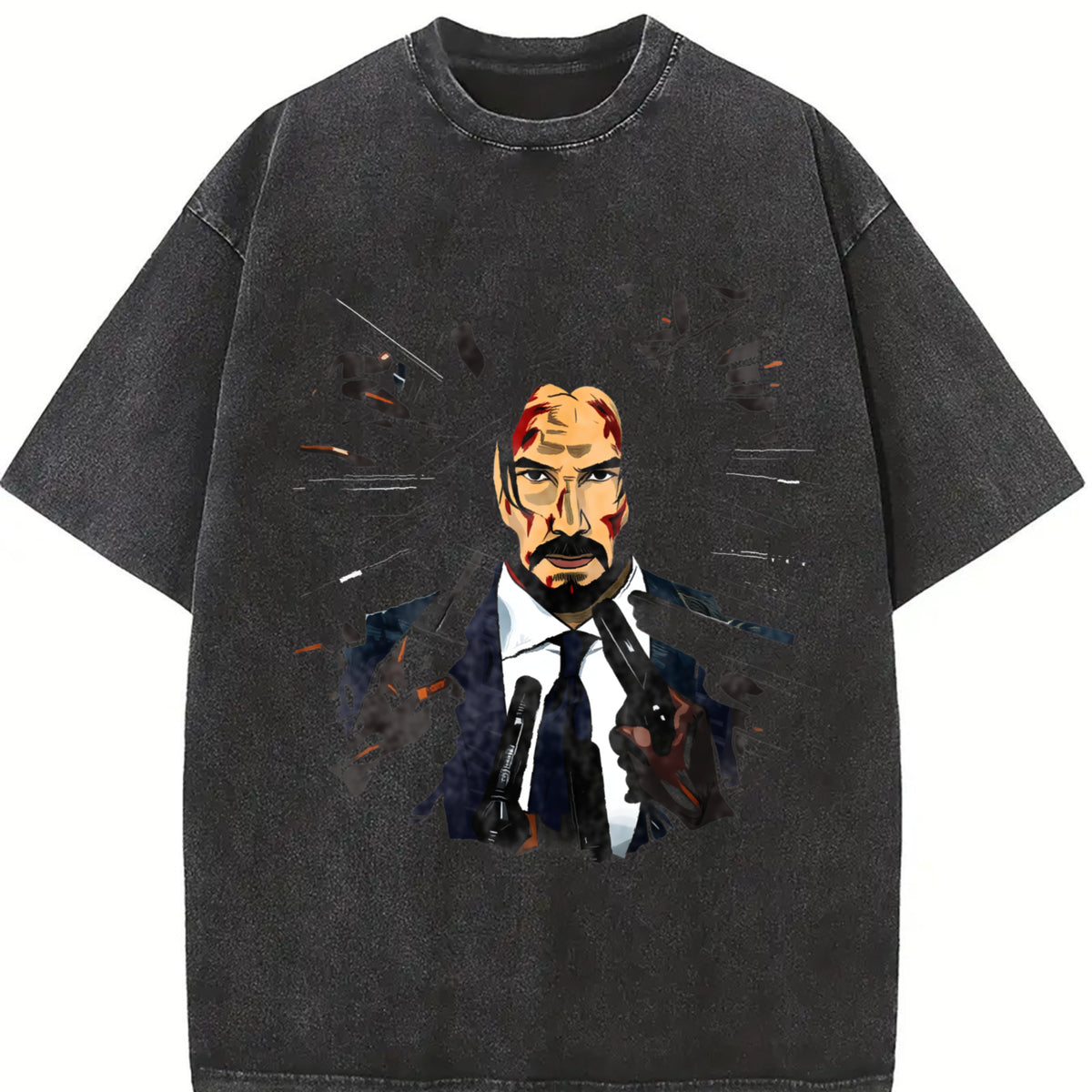 JWick Comic Vintage Style Graphic Design T-Shirt Crewneck Cotton