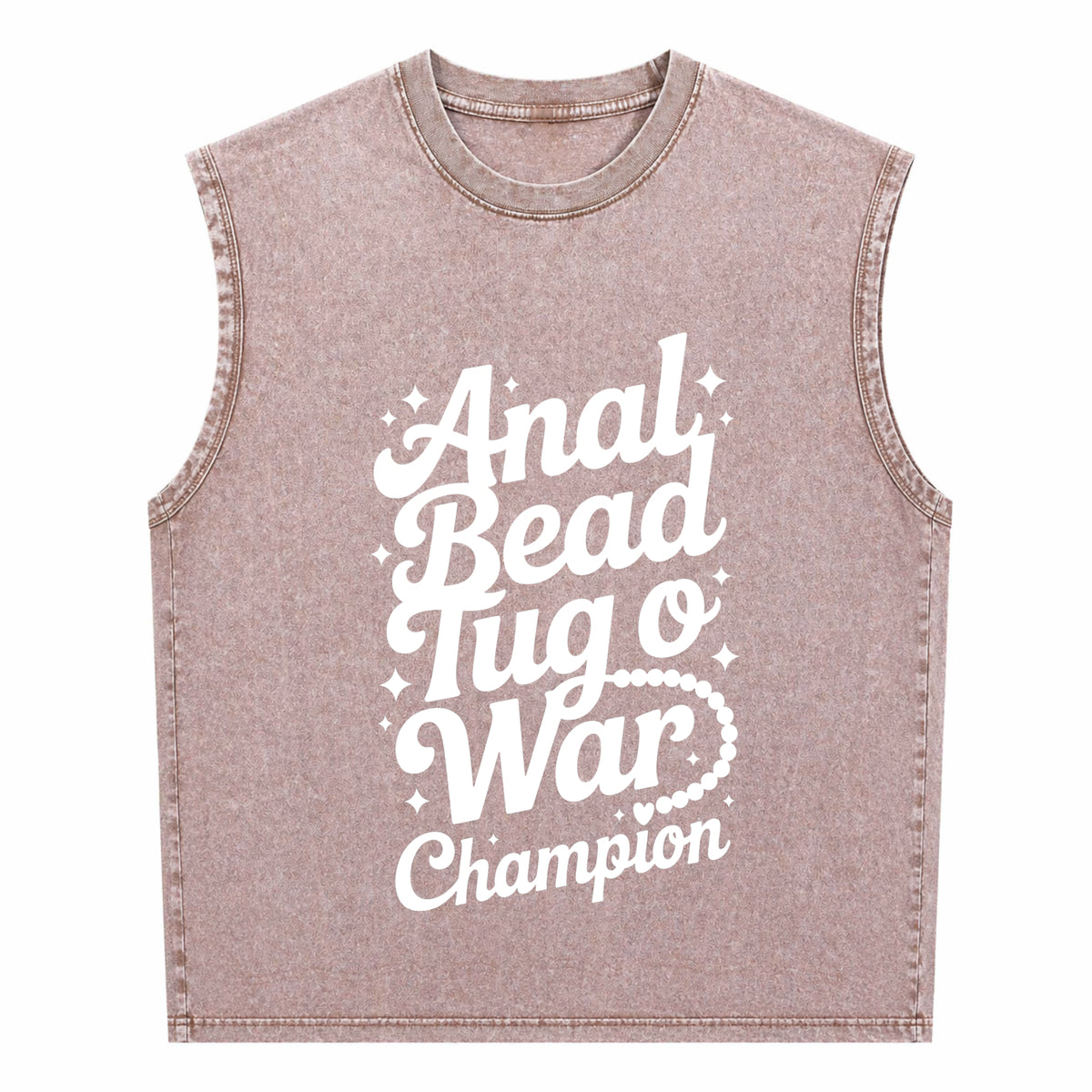 Embarrassing Naughty Funny Inappropriate Humor Men's Washed Tank Top - product view