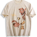 Drake Take Care Album Bootleg Designfashion M-5xl Vintage Washed T-Shirt - Beige