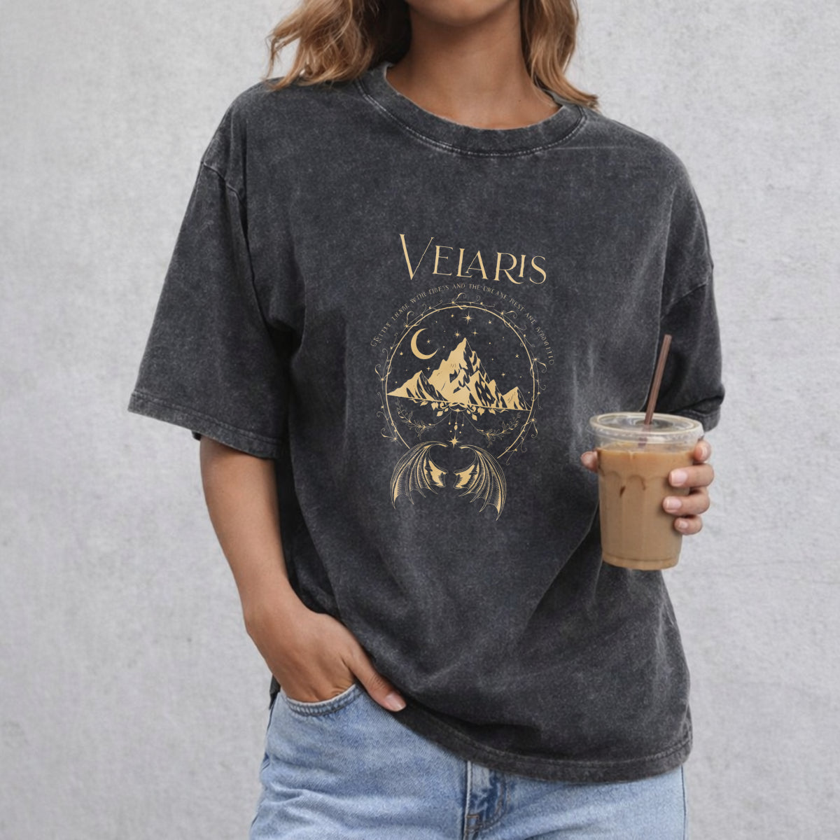 Velaris The Night Court Acotar 2 Sided Comfort Colors Shirt, Velaris The Night Court Shirt, Court Of Dreams, Inner Circle Acotar Tee Womenswear