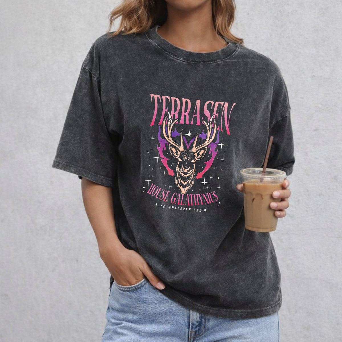 Terrasen Acotar Shirt, Throne Of Glass Comfort Colors Shirt, Terrasen To Whatever End Fireheart Shirt, House Galathynius Tshirt, Fireheart Shirt, Bookish Gift