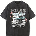 Comfort Colors Books Are My Therapy T-Shirt, Book Lover Shirt, Funny Book T-shirt, Bookish Tee, Gift For Readers, Bookish Shirt, Book Lover