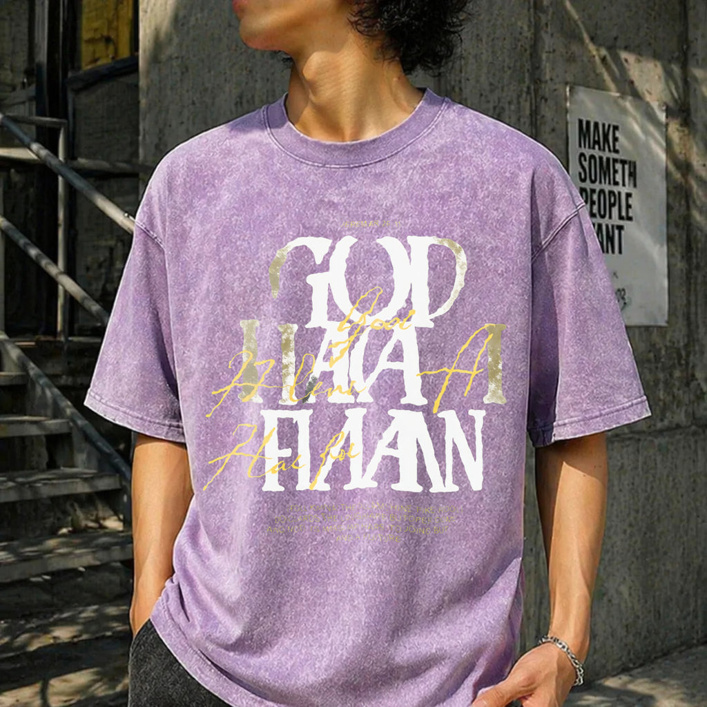 Christian - God Has A Plan Jeremiah 29:11 Vintage Washed T-Shirt - product view