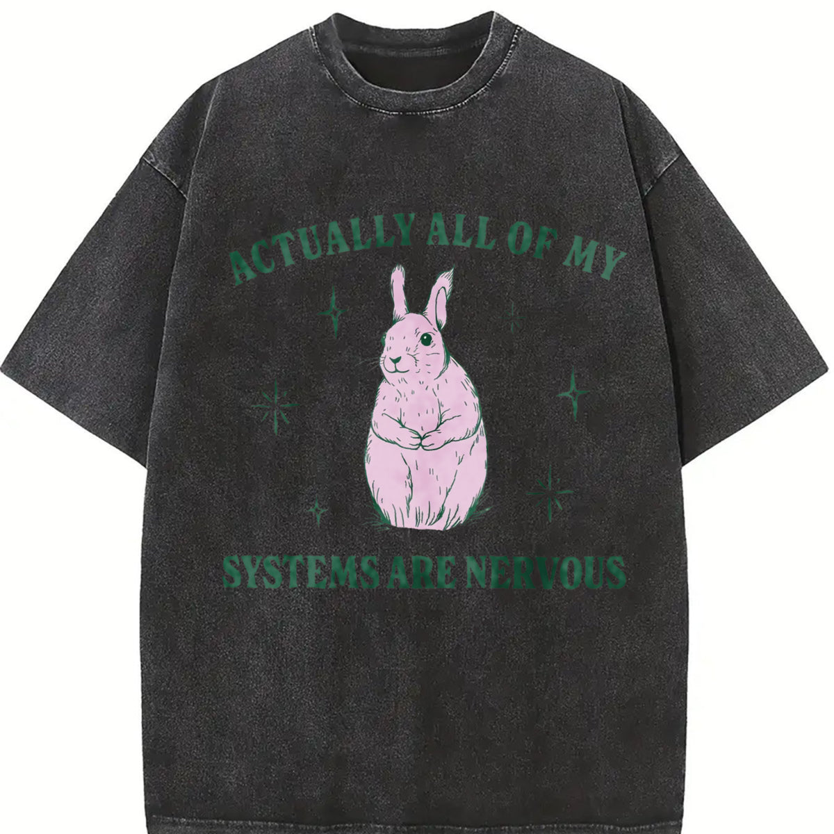 Actually All Of My Systems Are Nervous Funny Mental Health Tshirt, Meme Shirt Anxiety Tee, Coquette Fairycore Weirdcore Shirts,  Top Womenswear