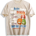 Annoying Orange Crack The Best Things About School Vintage Washed T-Shirt - Beige