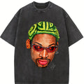 Dennis Zig Zag Green Hair Hollywood 90's Vintage Design T-Shirt