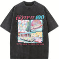 Retro Keep It 100 Shirt, The Land The Seas The Skies Tshirt, Retro Magic Kingdom Theme Park Tee, Family Trip Gift
