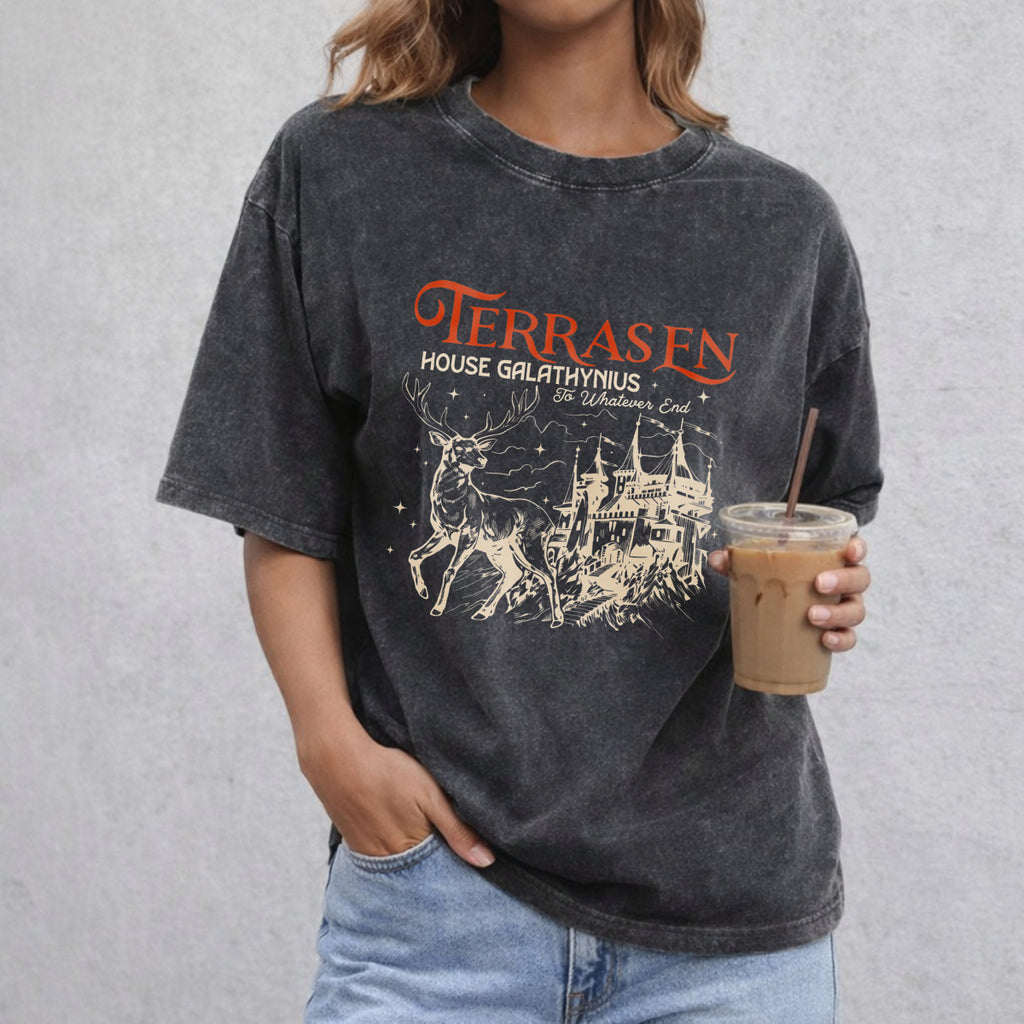 Terrasen Home of Stag Shirt, Terrasen Shirt, Throne of Glass Shirt, Acotar Shirt, SJM Merch, Bookish Shirt, Book Lover Gift, TOG Sweatshirt Hoodie