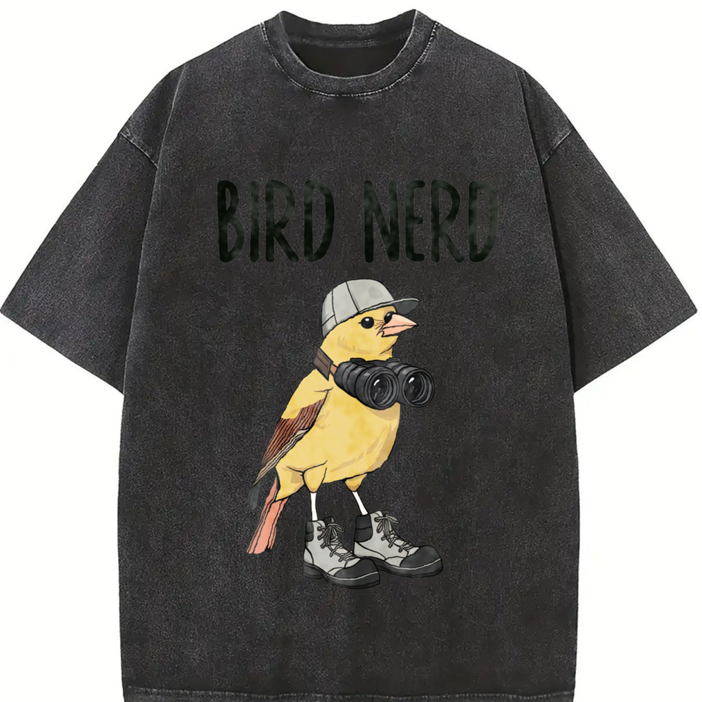 Comfort Colors Bird Nerd T-Shirt, Bird Lover Tee, Funny Bird Watcher Tshirt, Twitcher T-Shirt, Gift for Bird Nerd, Bird Tee, Bird Watcher Gift, Bird Nerd Tee