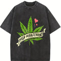 100% Cotton Unisex High Maintenance Weed Cannabis Pocket 420 THC Stoner Gift T-Shirt Casual Top