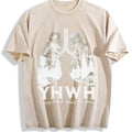 Yhwh Christian Vintage Washed T-Shirt - Beige