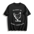 Chicken Cotton T-Shirt - Black