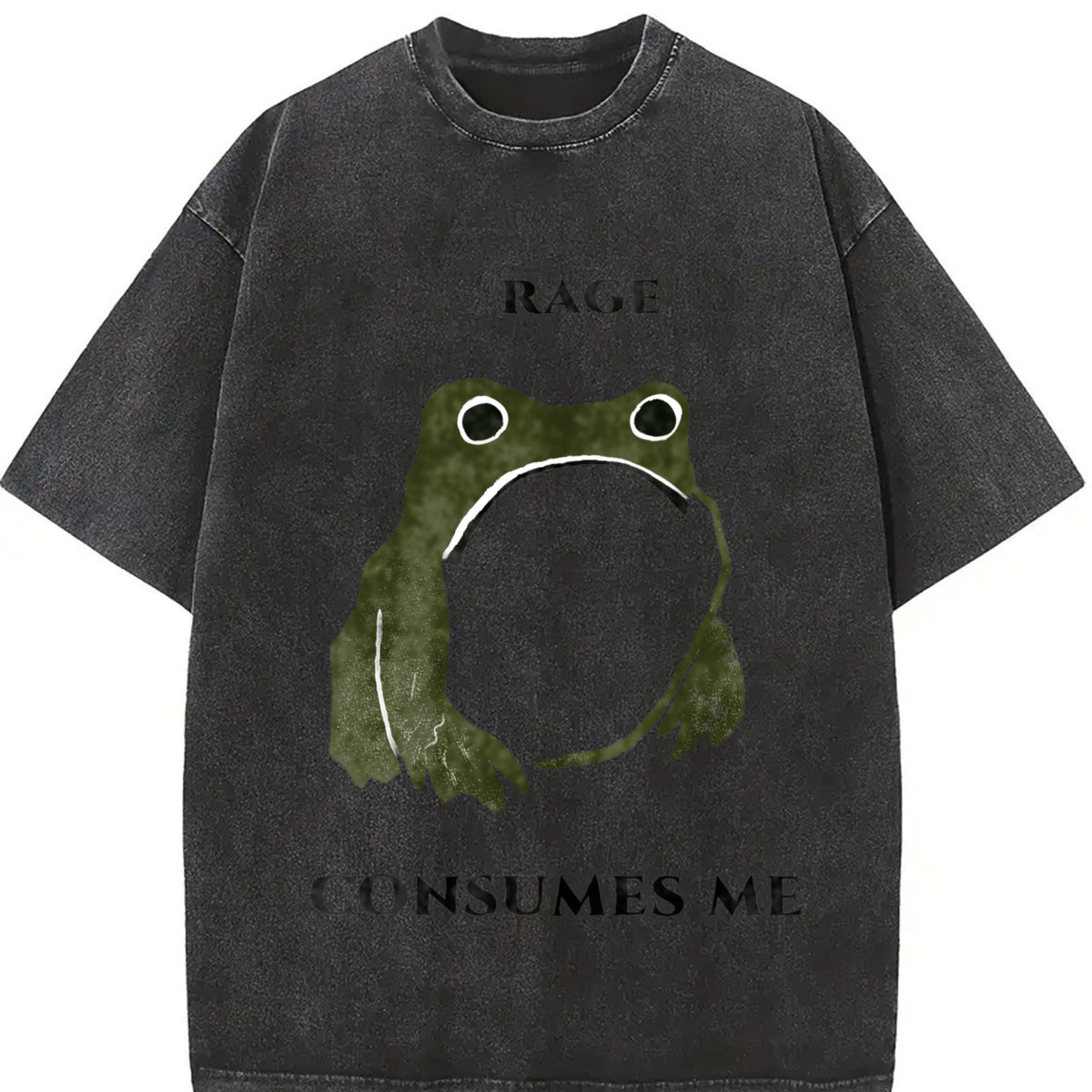 Rage Consumes Me Frog Tshirt,  Meme Frog Shirt, Vintage Style Unisex T-Shirt, Nature Lover Gift, Funny Frog Retro Shirt Cotton Top Tshirt Crewneck